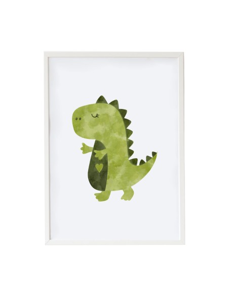 Quadro Crochetts Multicolore Legno MDF 33 x 43 x 2 cm Dinosauro