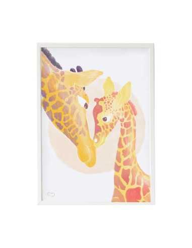 Painting Crochetts Multicolour MDF Wood 33 x 43 x 2 cm Giraffe