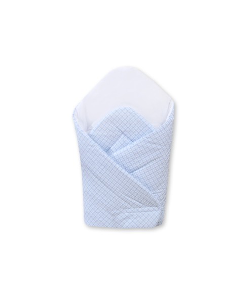 Baby nest with stiffenig - Basic blue checkered