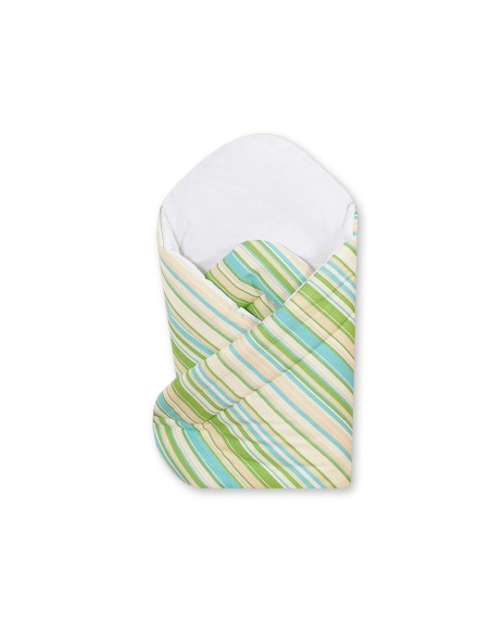 Baby nest with stiffenig- Basic green strips