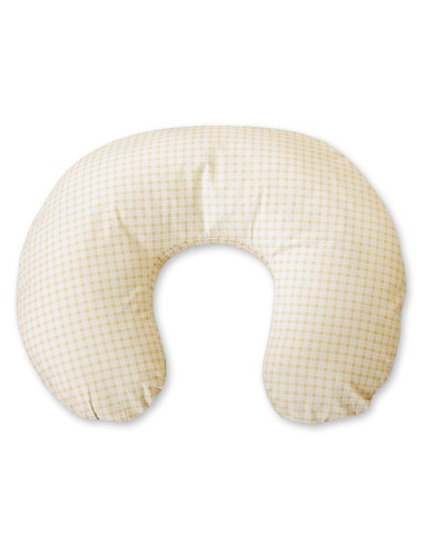 Feeding pillow- Basic cream checkered