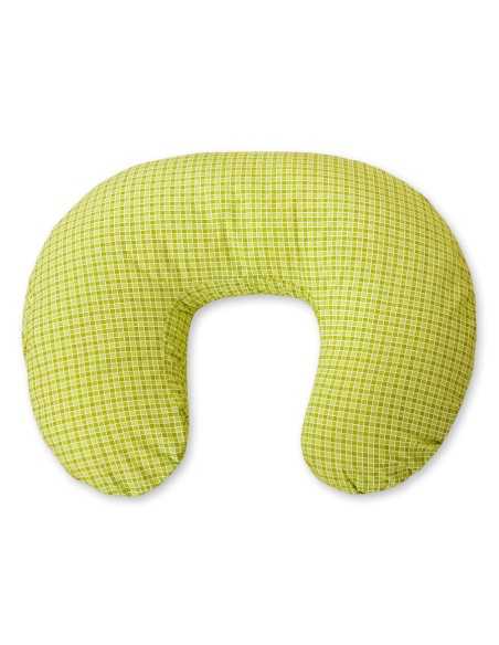 Feeding pillow- Basic green checkered