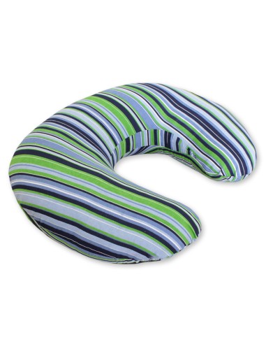 Feeding pillow- Basic dark blue strips