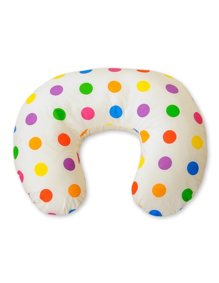 Feeding pillow- big dots on creme