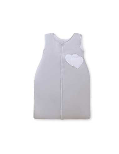 Sleeping bag- Hanging hearts grau