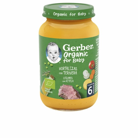 Babygläschen Nestlé Gerber Organic Gemüse Rindfleisch 190 g