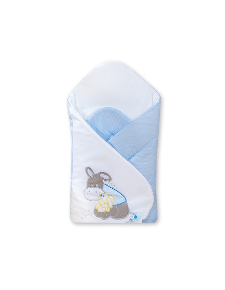 Babynest with stiffening- Donkey Luca blue