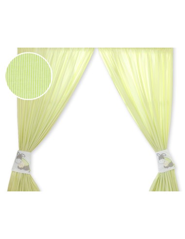 Curtains for baby room- Donkey Luca green