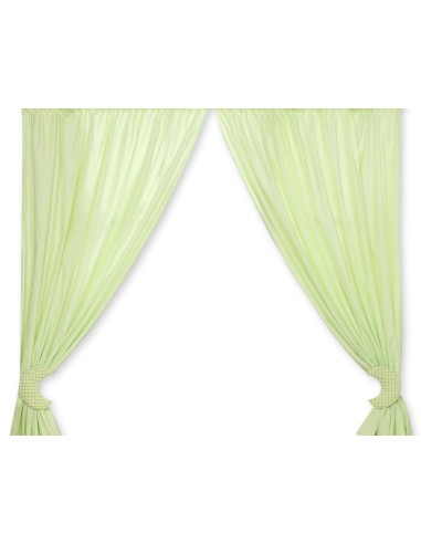 Curtains for baby room- Good night green