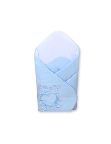 Babynest with stiffening - Chic blue