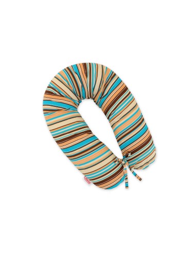 Multifunctional pregnancy pillow Longer - Brown strips