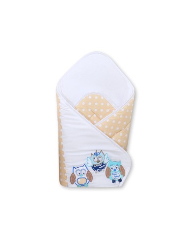 Baby nest with stiffenig- Owls Bigi Zibi & Adele beige