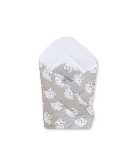 Babynest with stiffening- Owls grey