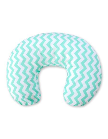 Feeding pillow- Simple chevron mint