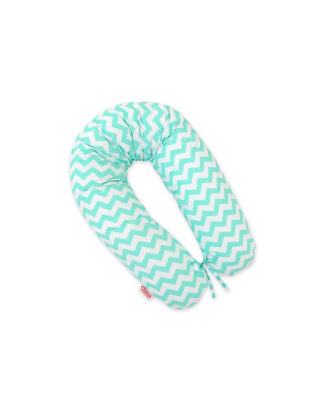 Pregnancy pillow- Chevron mint