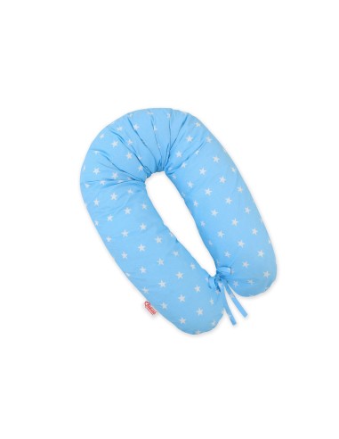 Multifunctional pregnancy pillow Longer - Blue stars