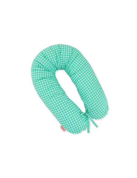 Multifunctional pregnancy pillow Longer - Mint checkered