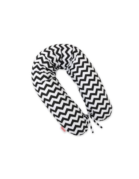 Pregnancy pillow- Chevron black