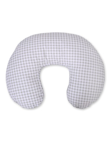 Feeding pillow- Grey checkered