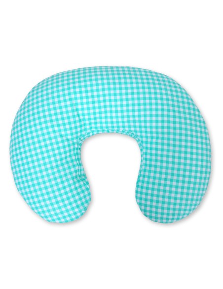 Feeding pillow- Mint checkered