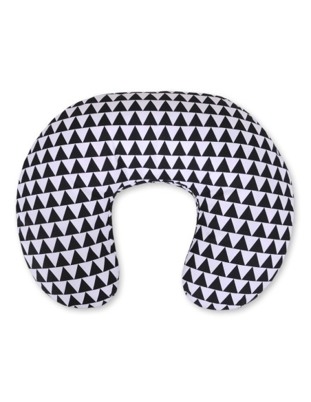 Feeding pillow- triangles black