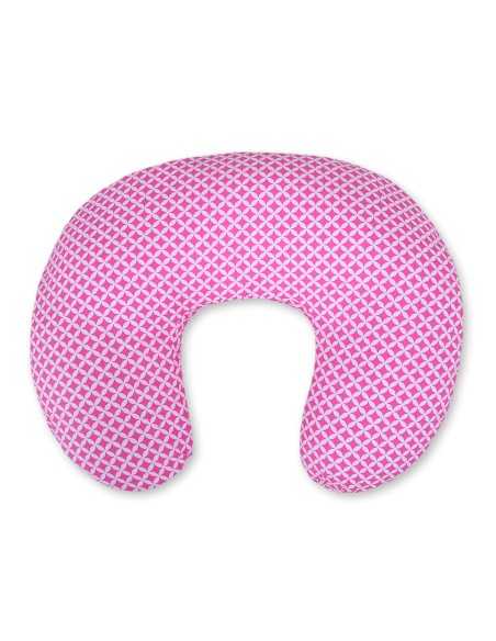 Feeding pillow- rosette pink