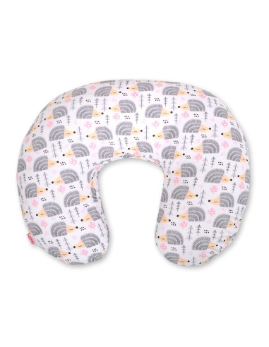 Feeding pillow - hedgehogs grey