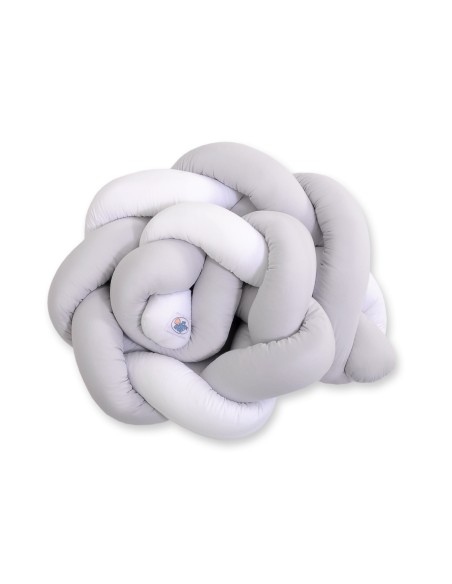 Knot bumper- white-gray