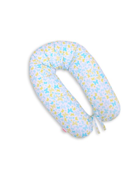 Multifunctional pregnancy pillow Longer - blue butterflies