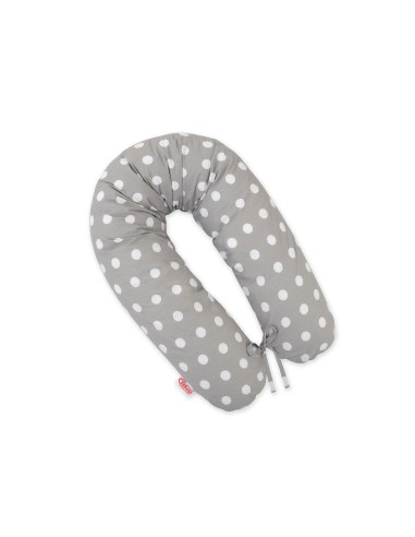 Multifunctional pregnancy pillow Longer - gray with white dots