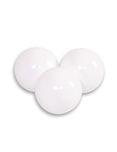 Plastic balls for the dry pool 50pcs - white