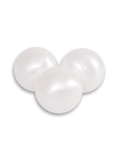 Plastic balls for the dry pool 50pcs - pearl white