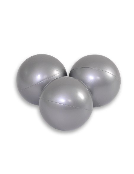 Plastic balls for the dry pool 50pcs - silver