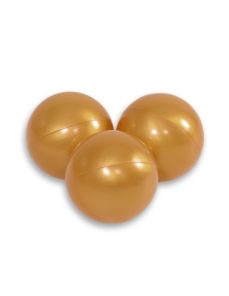 Plastic balls for the dry pool 50pcs - golden