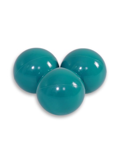 Plastic balls for the dry pool 50pcs - dark turquoise