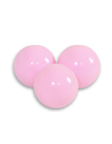 Plastic balls for the dry pool 50pcs - light pink