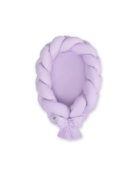 Braided baby nest 2 in 1- lilac