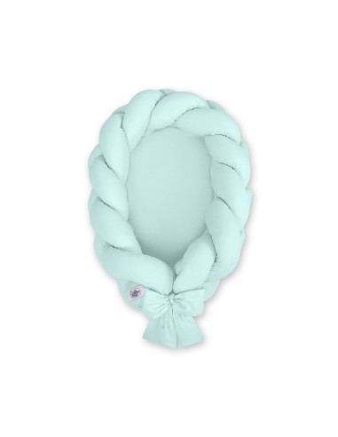 Braided baby nest 2 in 1 - mint