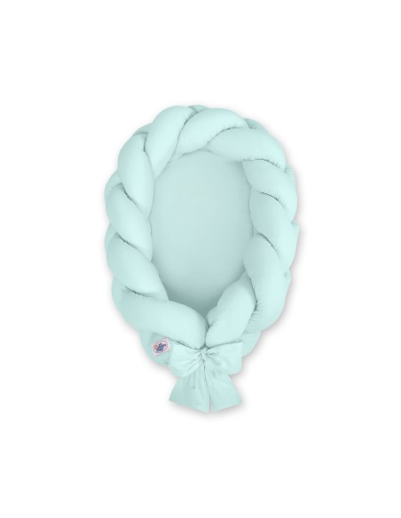 Braided baby nest 2 in 1 - mint