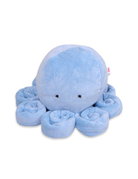 Cuddly octopus big - blue - smooth minky