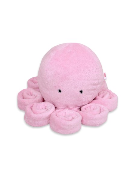 Cuddly octopus big - pink - smooth minky