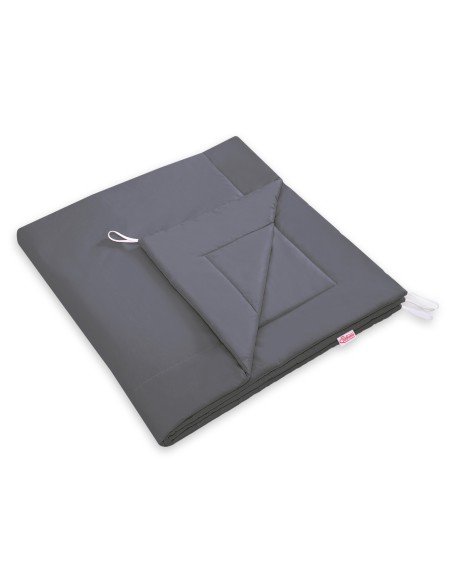 Double-sided teepee playmat- anthracite