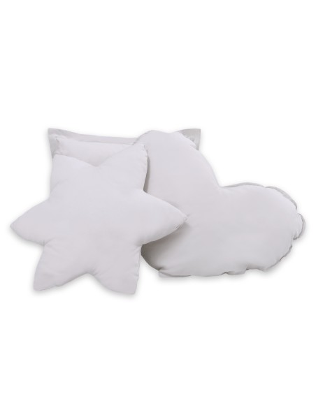 3pcs pillow set - gray