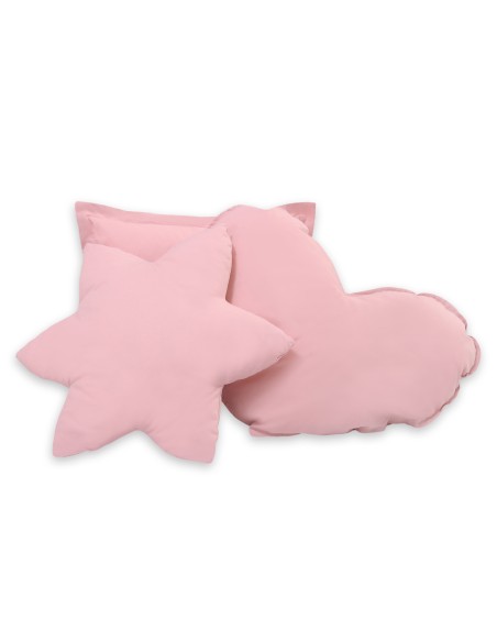 3pcs pillow set - pastel pink