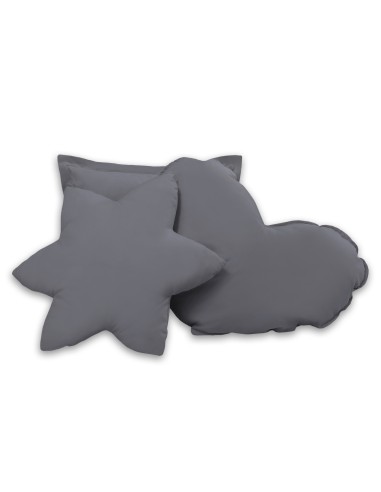 3pcs pillow set - anthracite