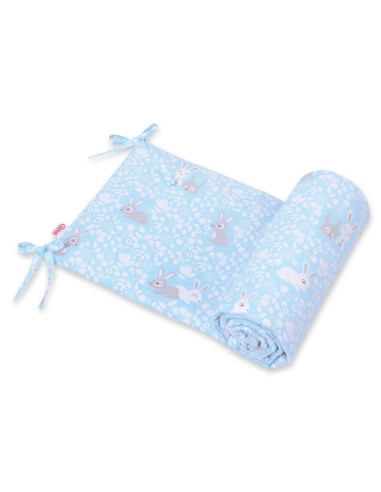 Universal bumper for cot - blue rabbits