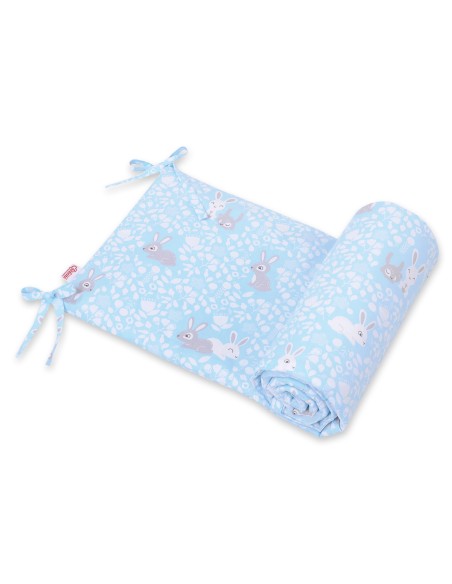 Universal bumper for cot - blue rabbits