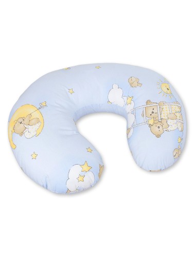 Feeding pillow- Basic Blue ladders