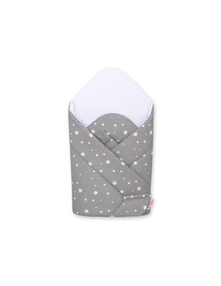 Baby nest with stiffening - mini stars white