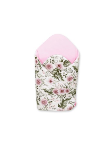 Baby nest with stiffening - peony flower pink